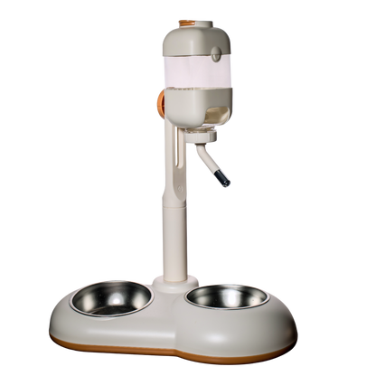 Distributeur abreuvoir d'eau 2 en 1