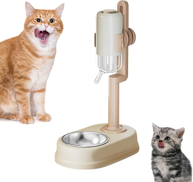 Distributeur abreuvoir d'eau 2 en 1