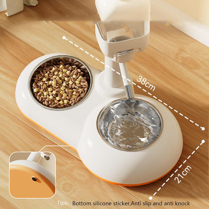 Distributeur abreuvoir d'eau 2 en 1