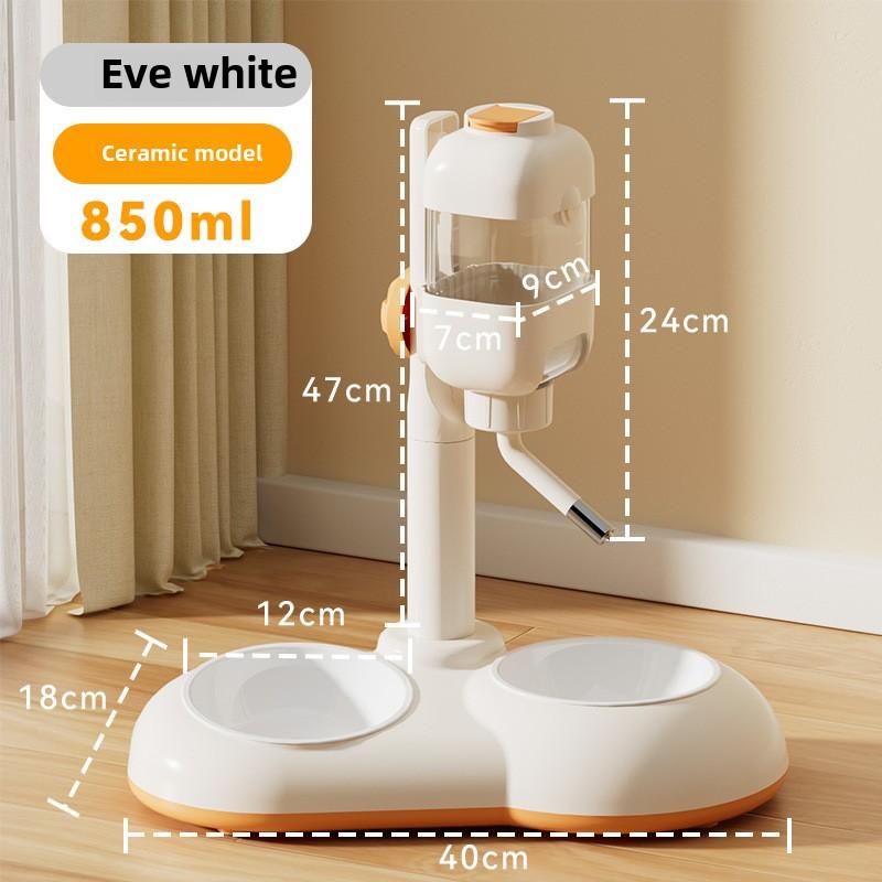 Distributeur abreuvoir d'eau 2 en 1