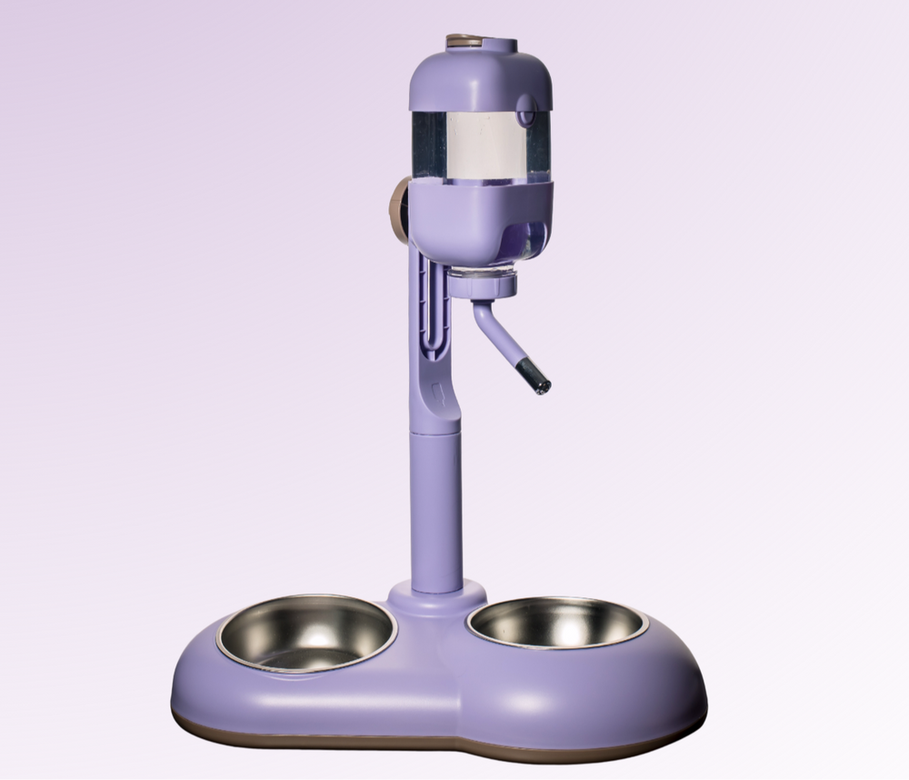 Distributeur abreuvoir d'eau 2 en 1