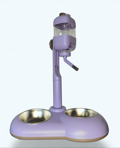 Distributeur abreuvoir d'eau 2 en 1