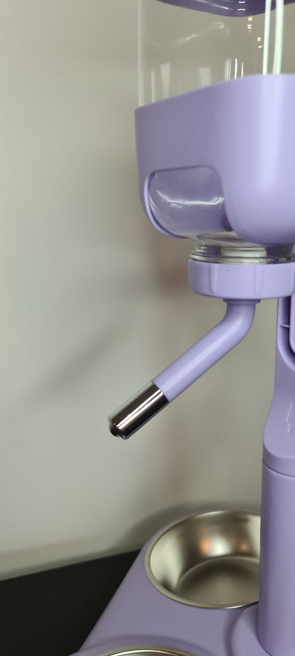 Distributeur abreuvoir d'eau 2 en 1